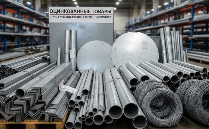 Купить оцинковавнные трубы, уголки, полосы, круги и проволока в МИРе МЕТАЛЛА Тольятти