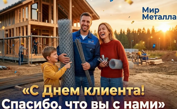 Металлобаза «Мир Металла» поздравляет всех клиентов с профессиональным праздником
