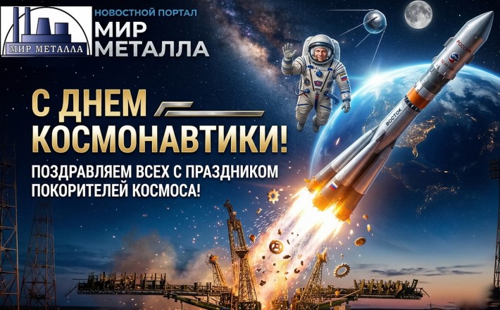 Металлобаза МИР МЕТАЛЛА Тольятти поздравляет с днем космонавтики